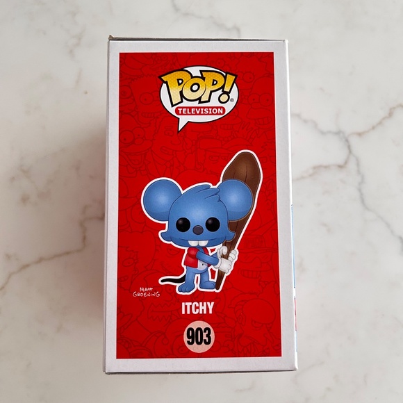 Funko Pop Television: The Simpsons - Itchy #903 - NIB - Series 6 - Picture 4 of 6